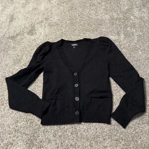 Express black v neck cardigan